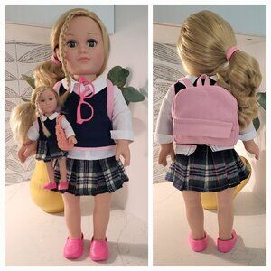 My Life 18 Inch Doll and Mini with New School Days Package